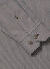 Tailored Brown Two-Tone Cotton Shirt