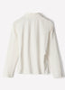 Woven Long Sleeve Striped Blouse
