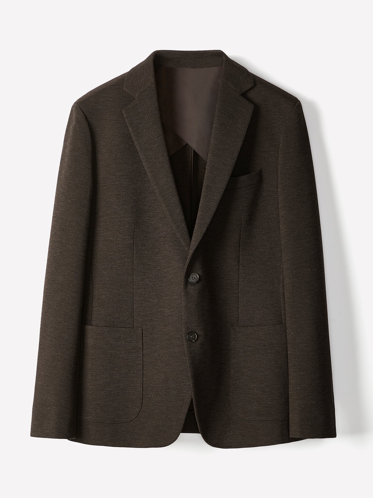 Slim Fit Knit Blazer