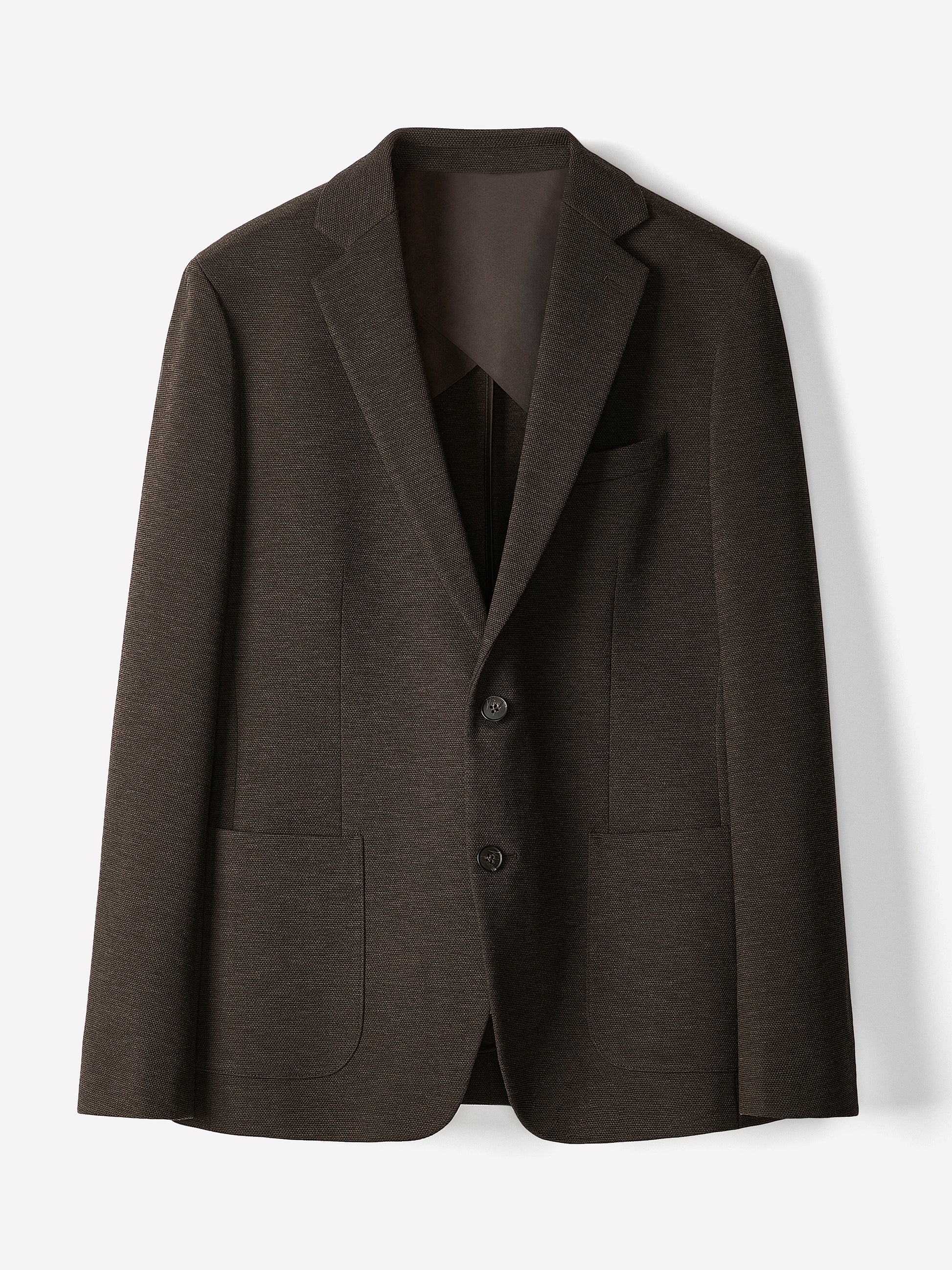 Slim Fit Knit Blazer
