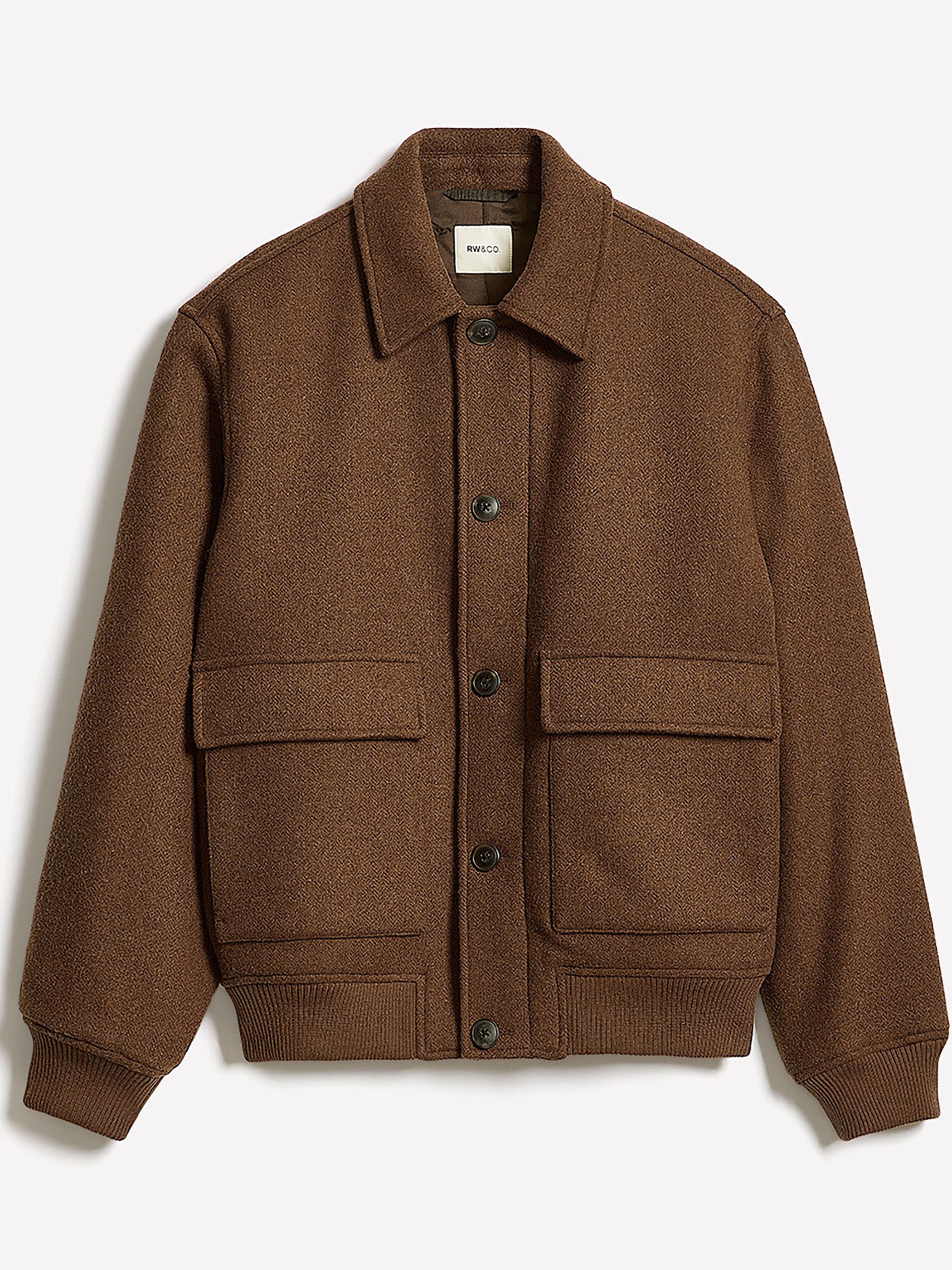 Veste à Chevrons en Laine