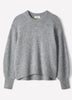 Wool-Blend Long-Sleeve Crew-Neck Sweater