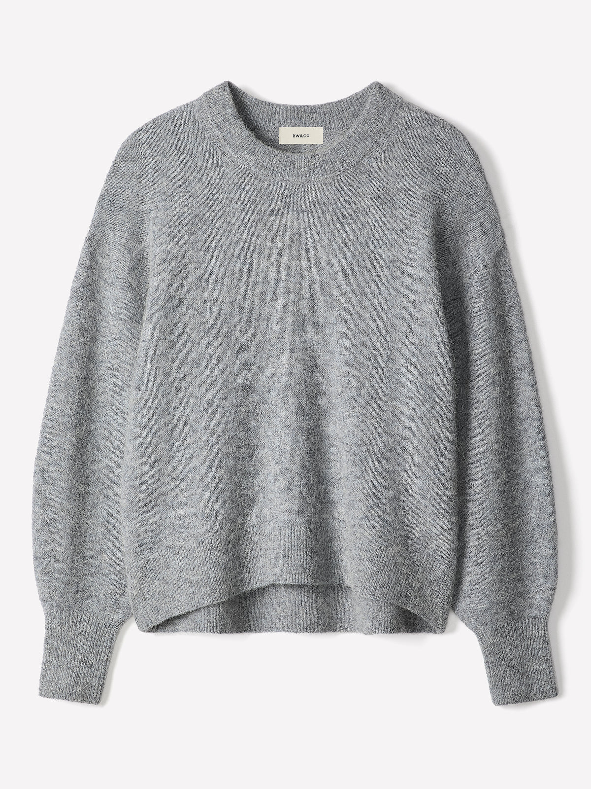 Wool-Blend Long-Sleeve Crew-Neck Sweater