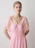 Woven Dress with Lyocell Flutter Sleeves