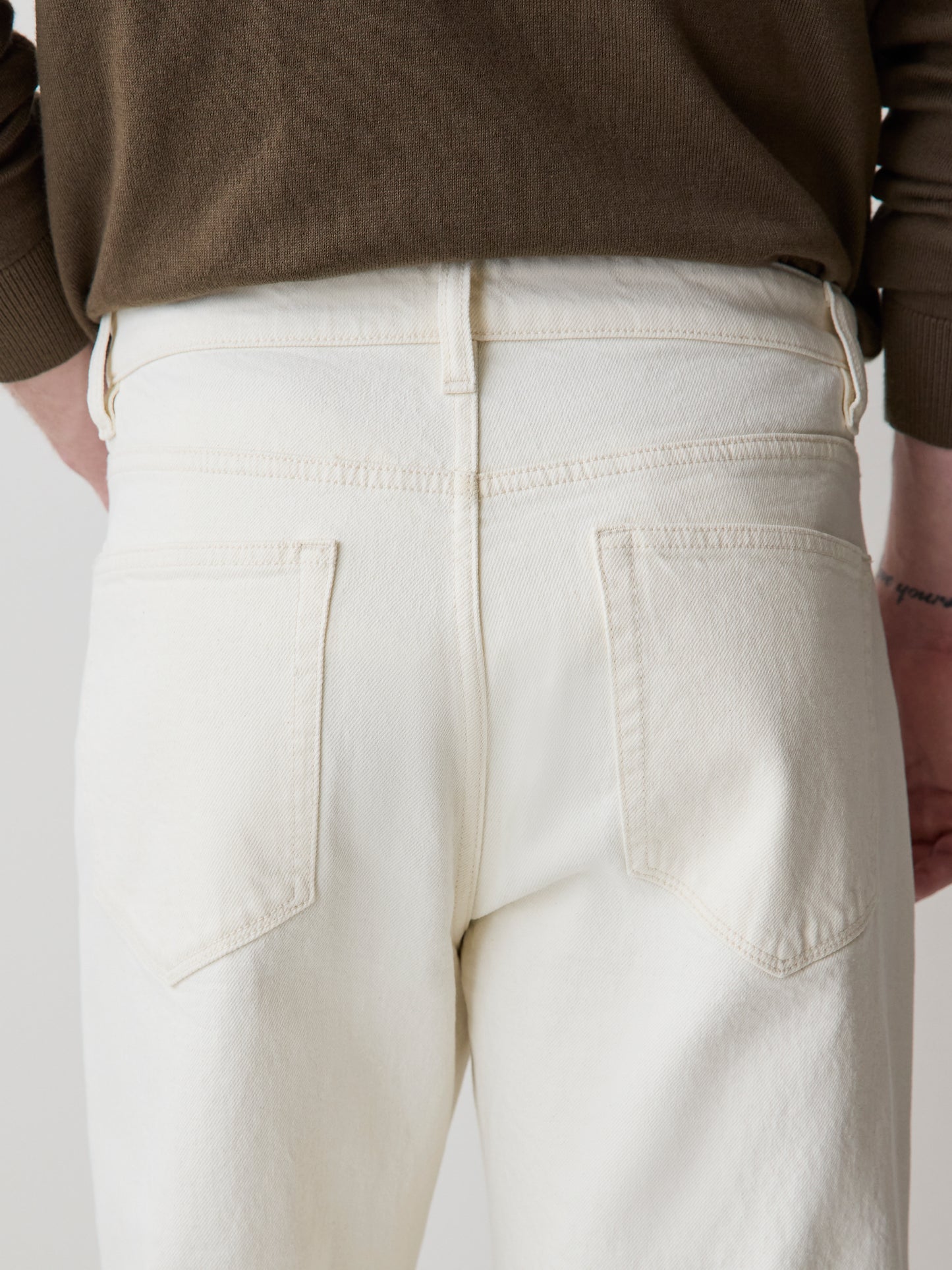 Jeans à Jambe Droite