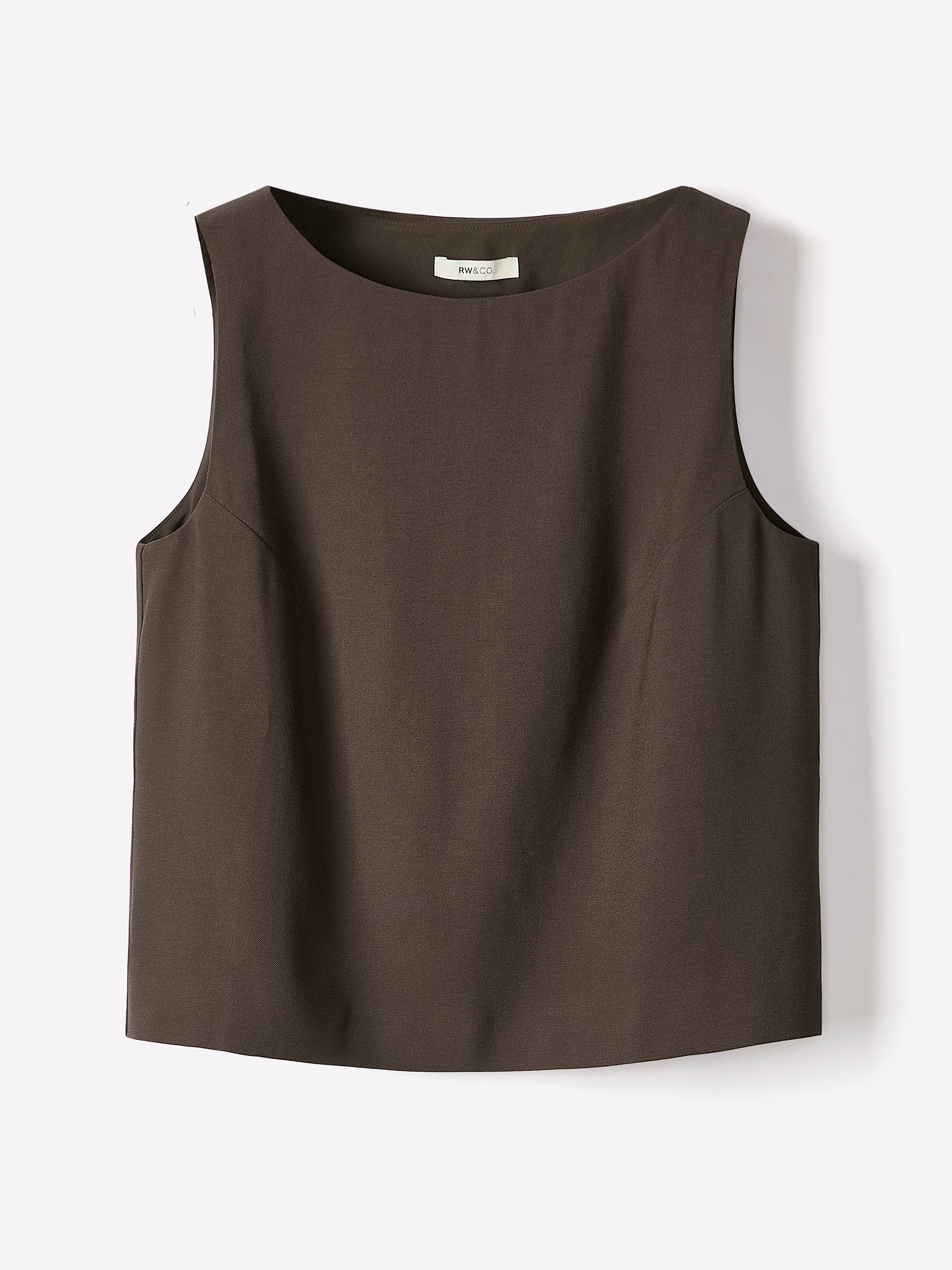 Camisole à Col Rond avec Détail Croisé au Dos