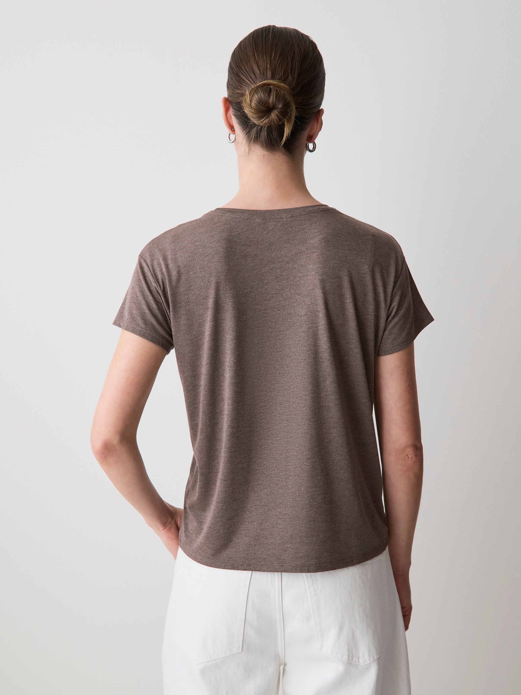 Silk-Blend Boxy Knit Top | RW&CO.