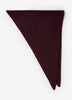 Knit Scarf Mercerized Merino Wool Triangle Neckerchief