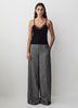 Merino-Wool V-Neck Cami with Lace Trim