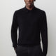 Long-Sleeve Polo Sweater
