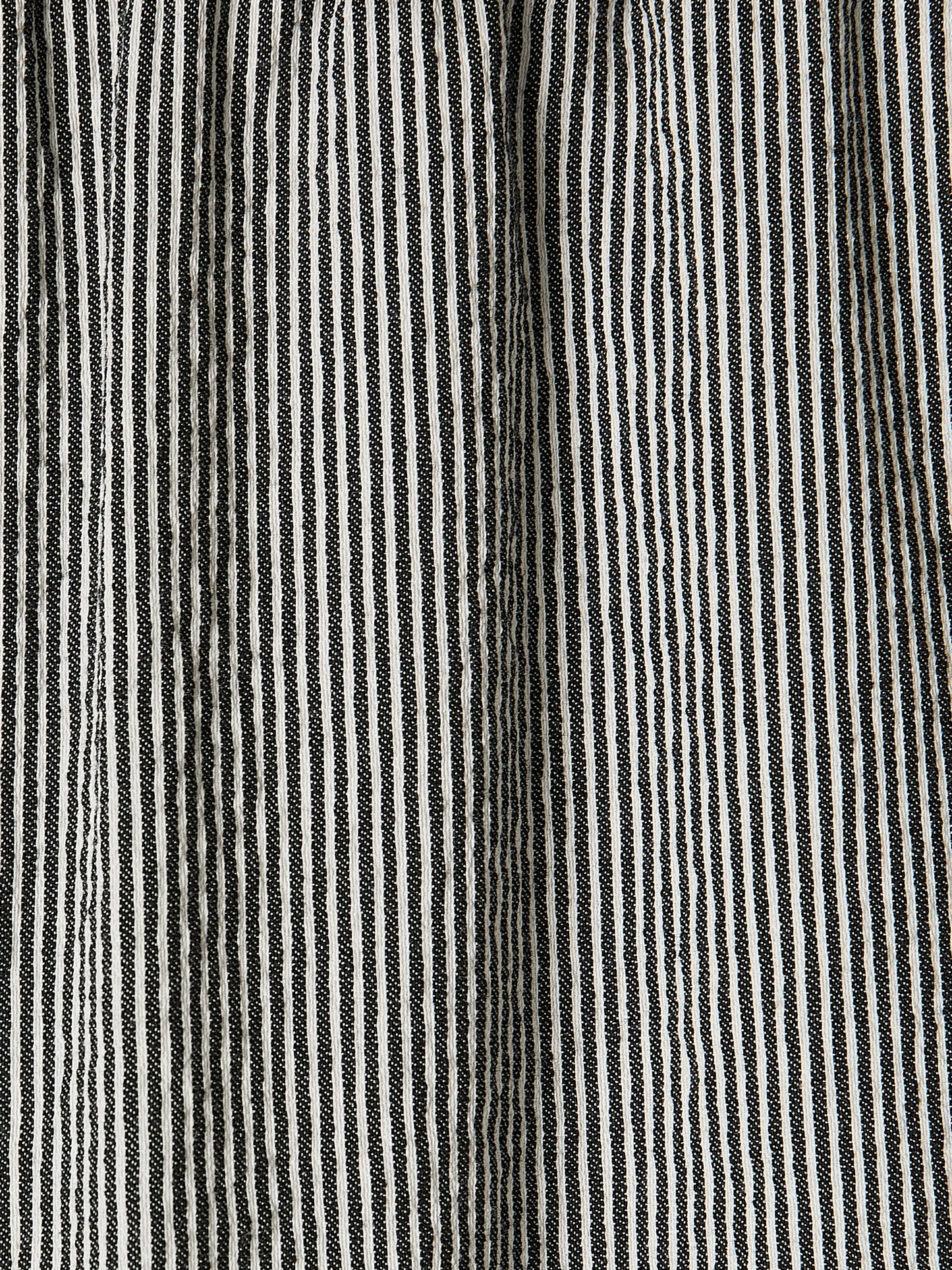 Woven Wide Leg Pant Mid Rise Pull-On Seersucker Stripe