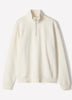 Long-Sleeve Half-Zip Mock-Neck Sweater