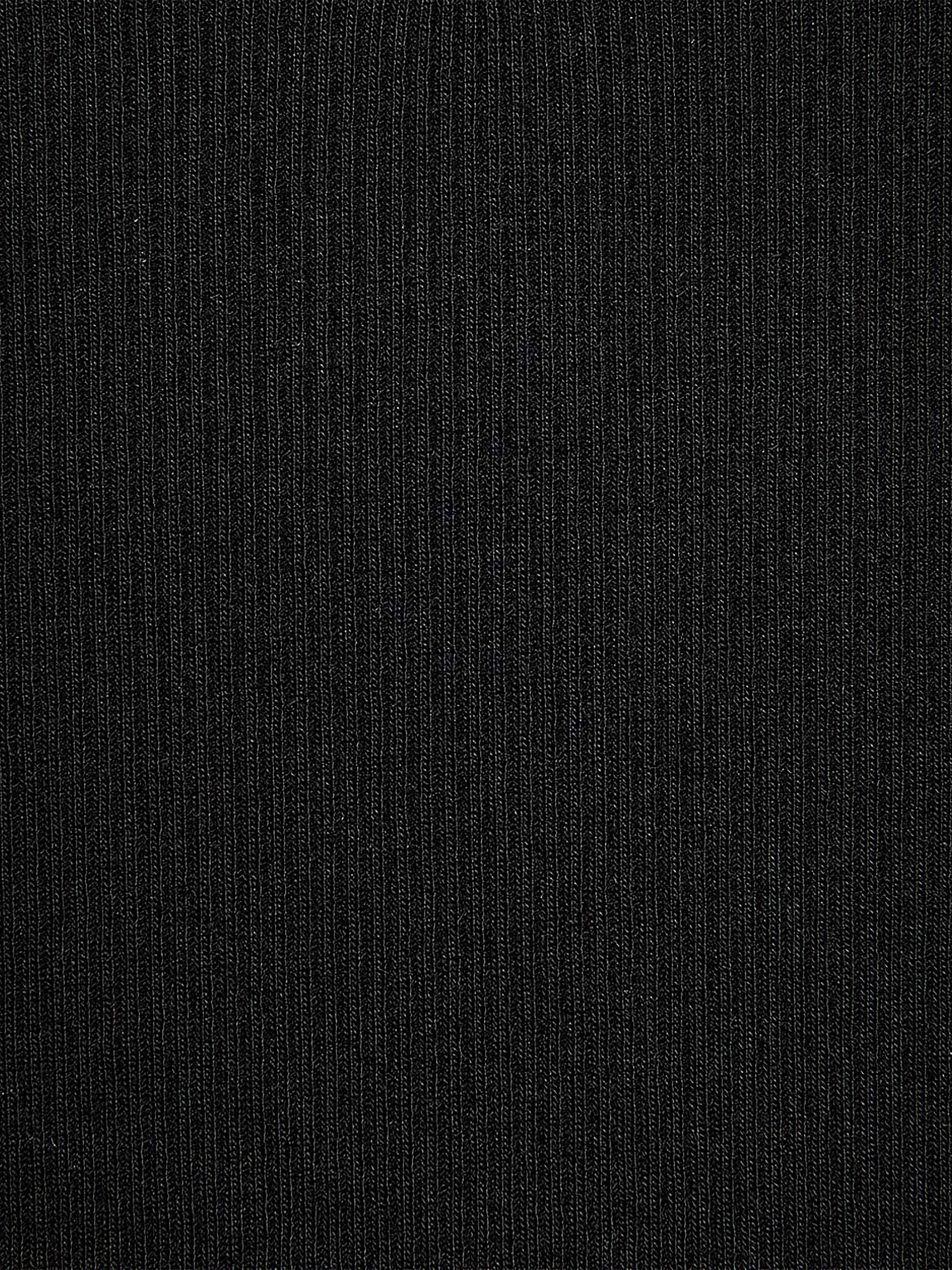 Long-Sleeve Scoop-Neck Ribbed Top