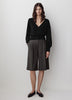 Crossover Pull Cotton Blend Sweater