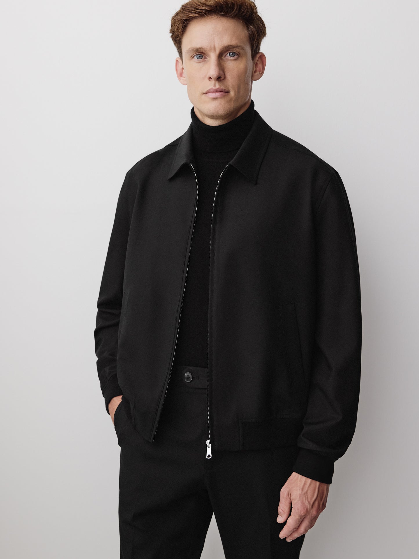 Men's Wool Blend Classic Milkman Jacket