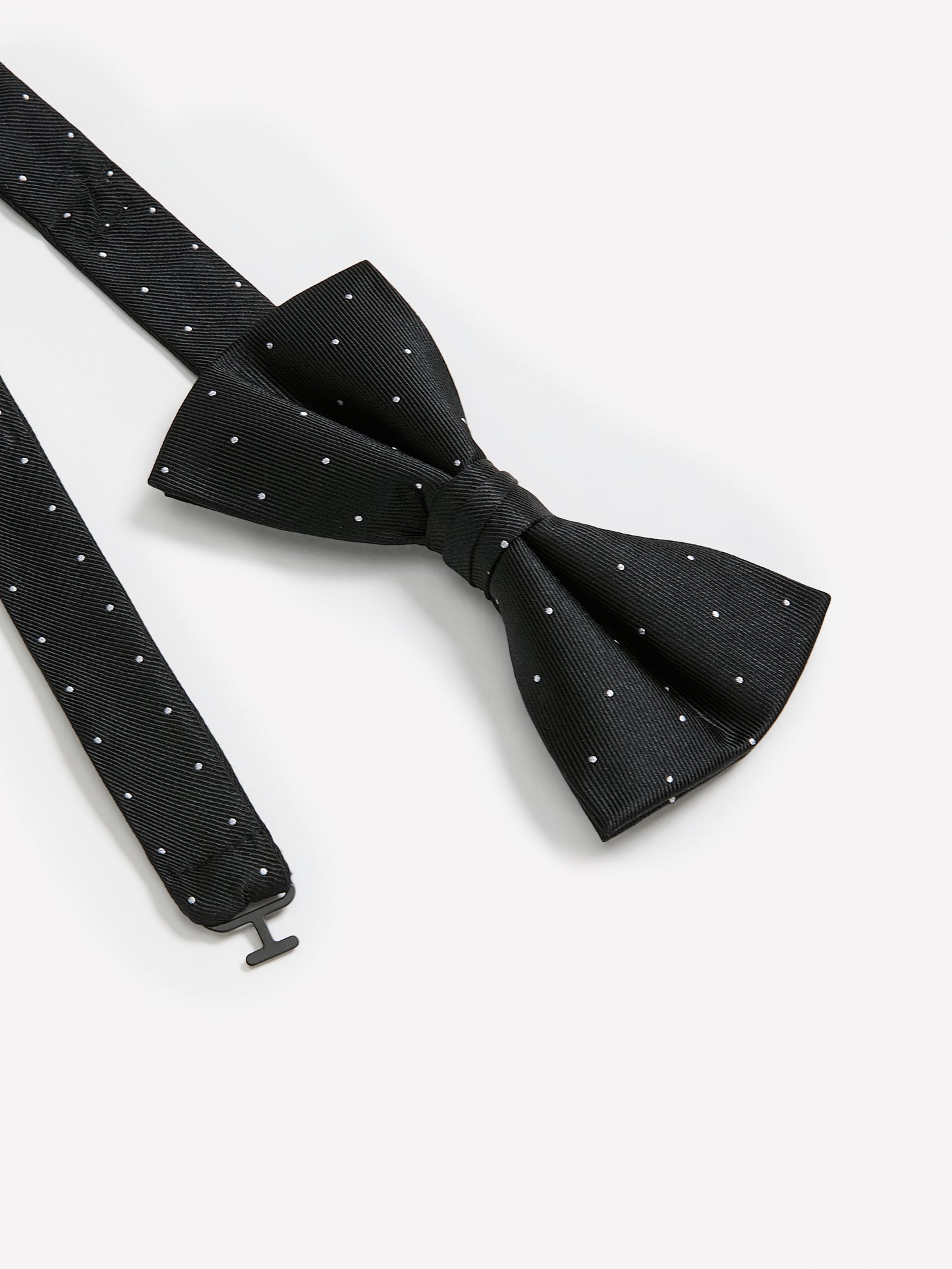 Black Bow Tie with Dots