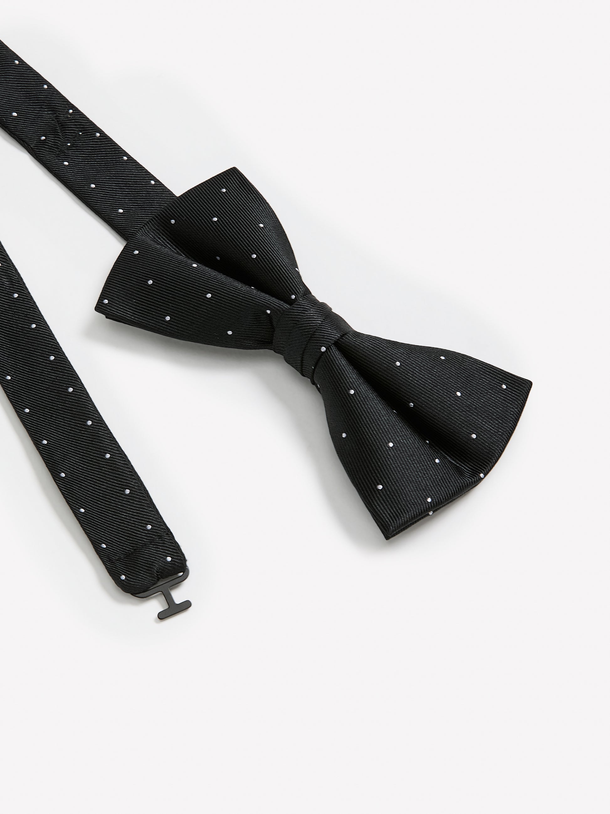 Black Bow Tie with Dots