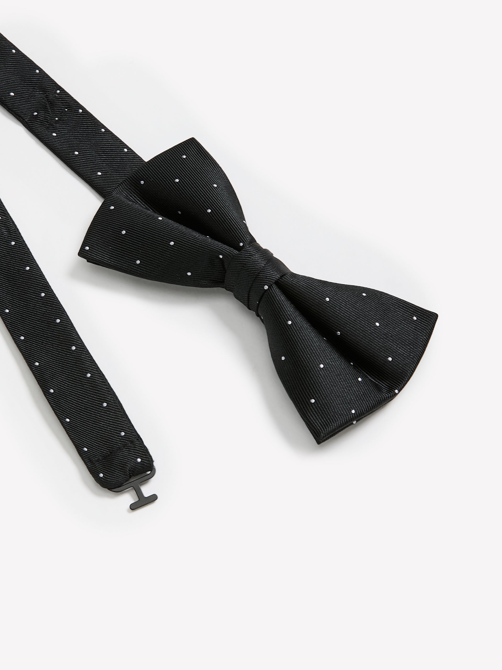 Black Bow Tie with Dots