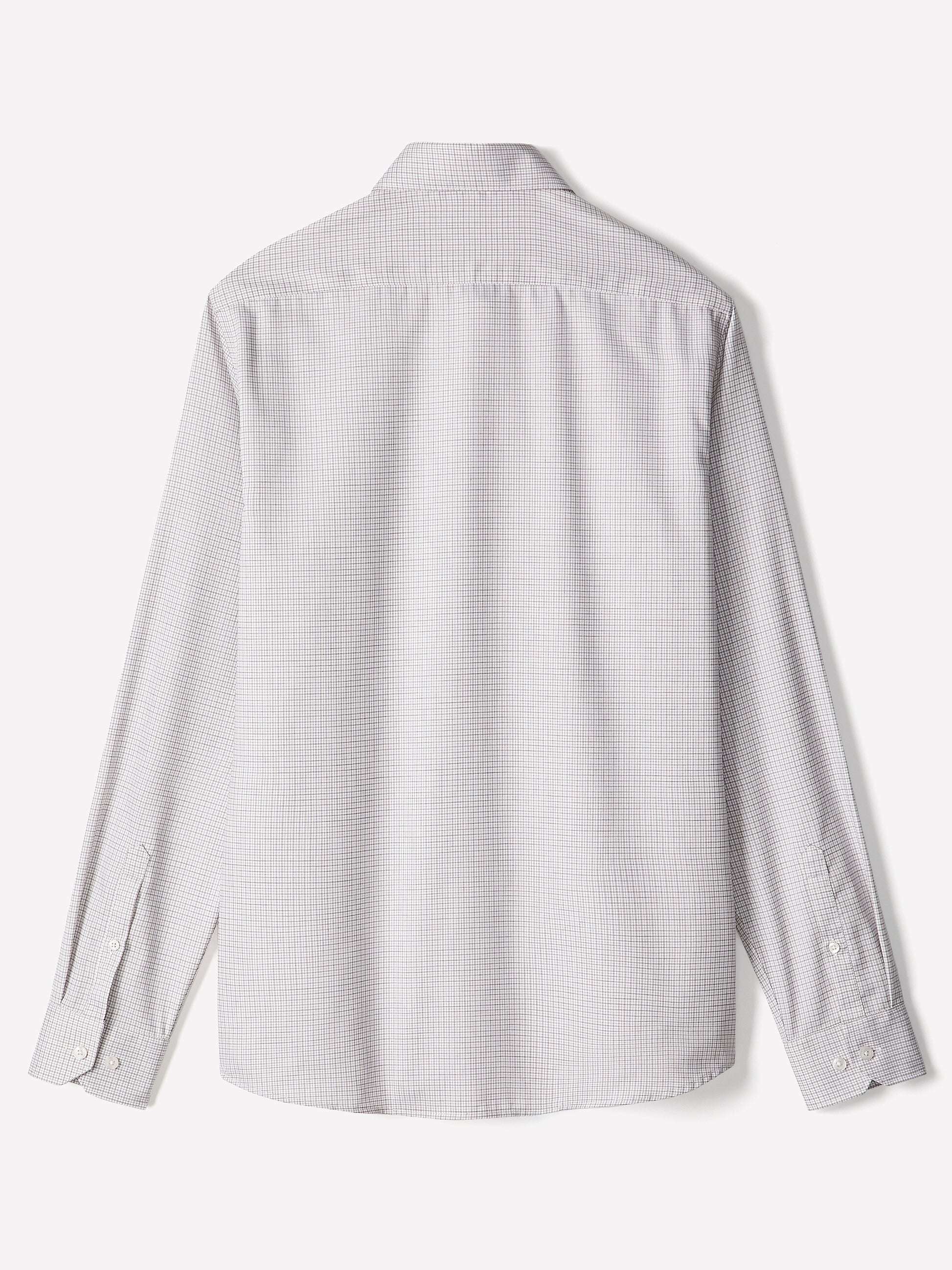 Tailored Micro Check Woven Shirt