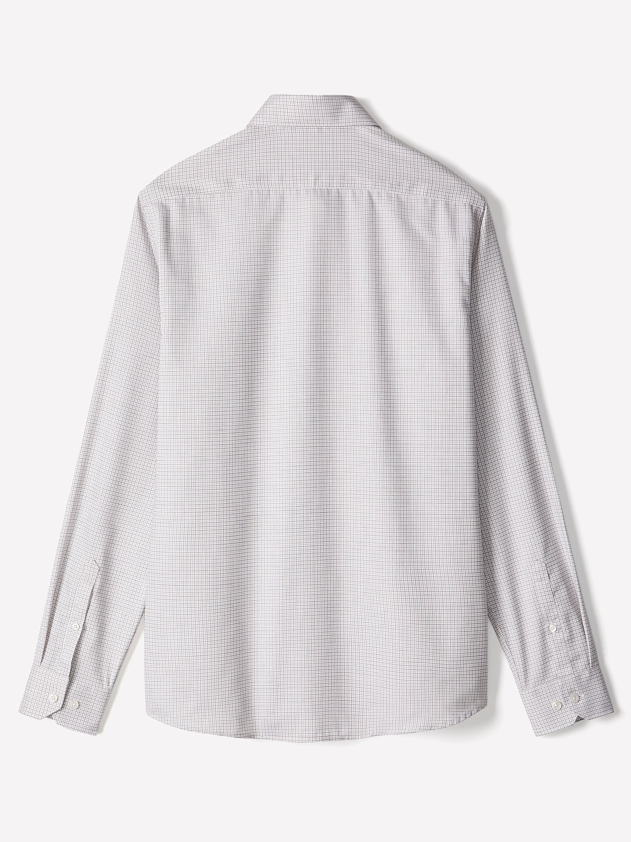 Tailored Micro Check Woven Shirt