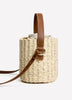 Straw Bucket Bag