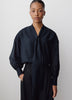 Woven Lyocell Blend Tie Sleeve Blouse