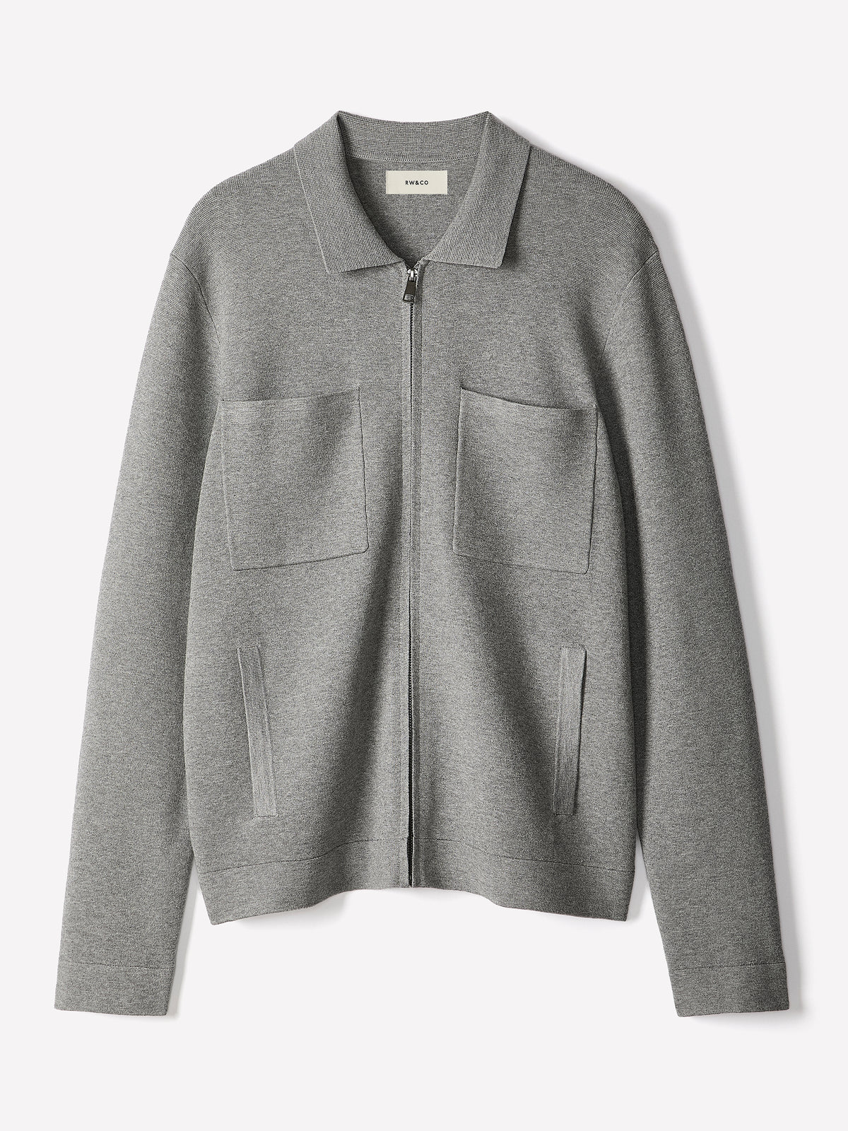Zipped Sweater Cardigan