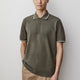 Men's Knit Polo Shirt Tailored Collar