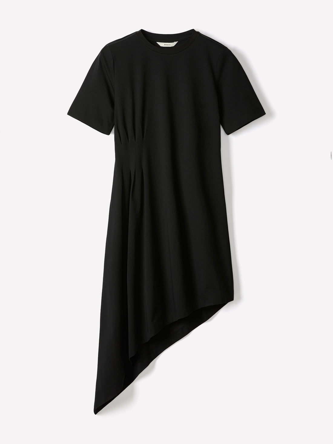 Women's Cotton Jersey T-Shirt Dress with Asymmetrical Hem RW&CO Women's Cotton Jersey T-Shirt Dress with Asymmetrical Hem RW&CO