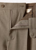 Wool-Blend Tapered-Leg Pleated Dress Pant