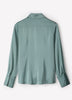 Long-Sleeve Satin Shirt