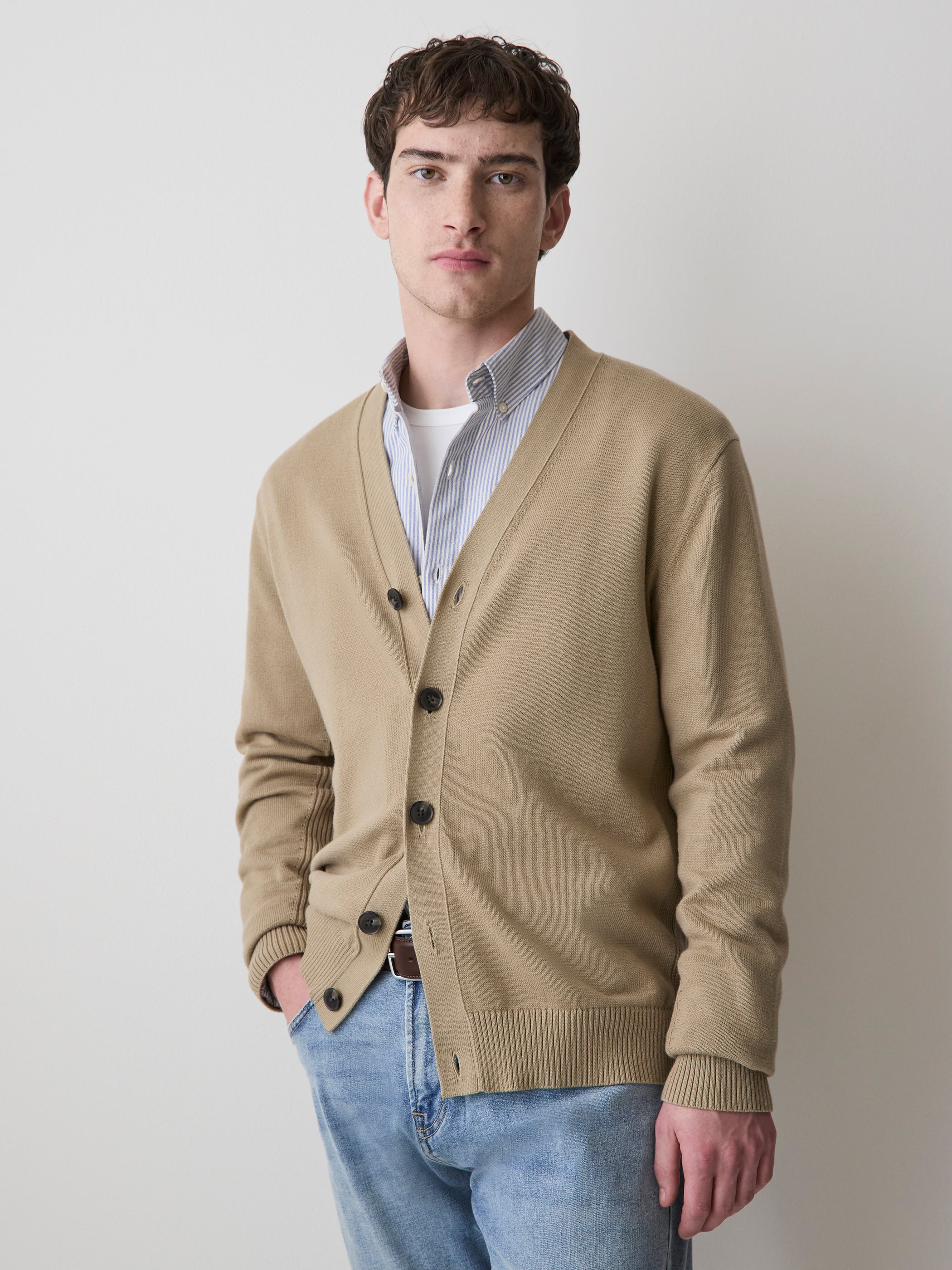 koki　ENDS and MEANS Grandpa Cardigan Grandpa Cardigan | RW&CO.