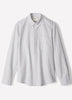 Woven Tailored Collar Cotton Shirt Long Sleeve