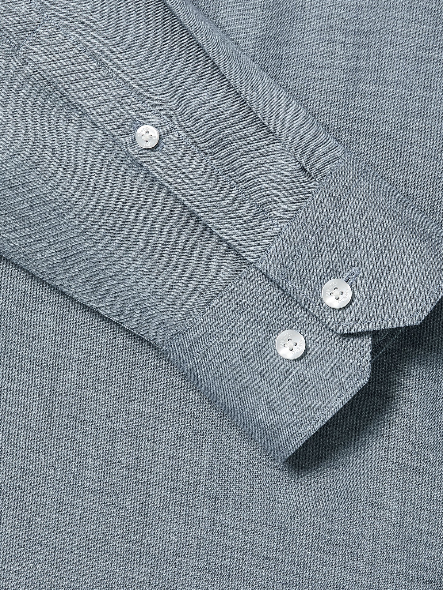 Tailored Lyocell Shirt with Stand-Up Collar