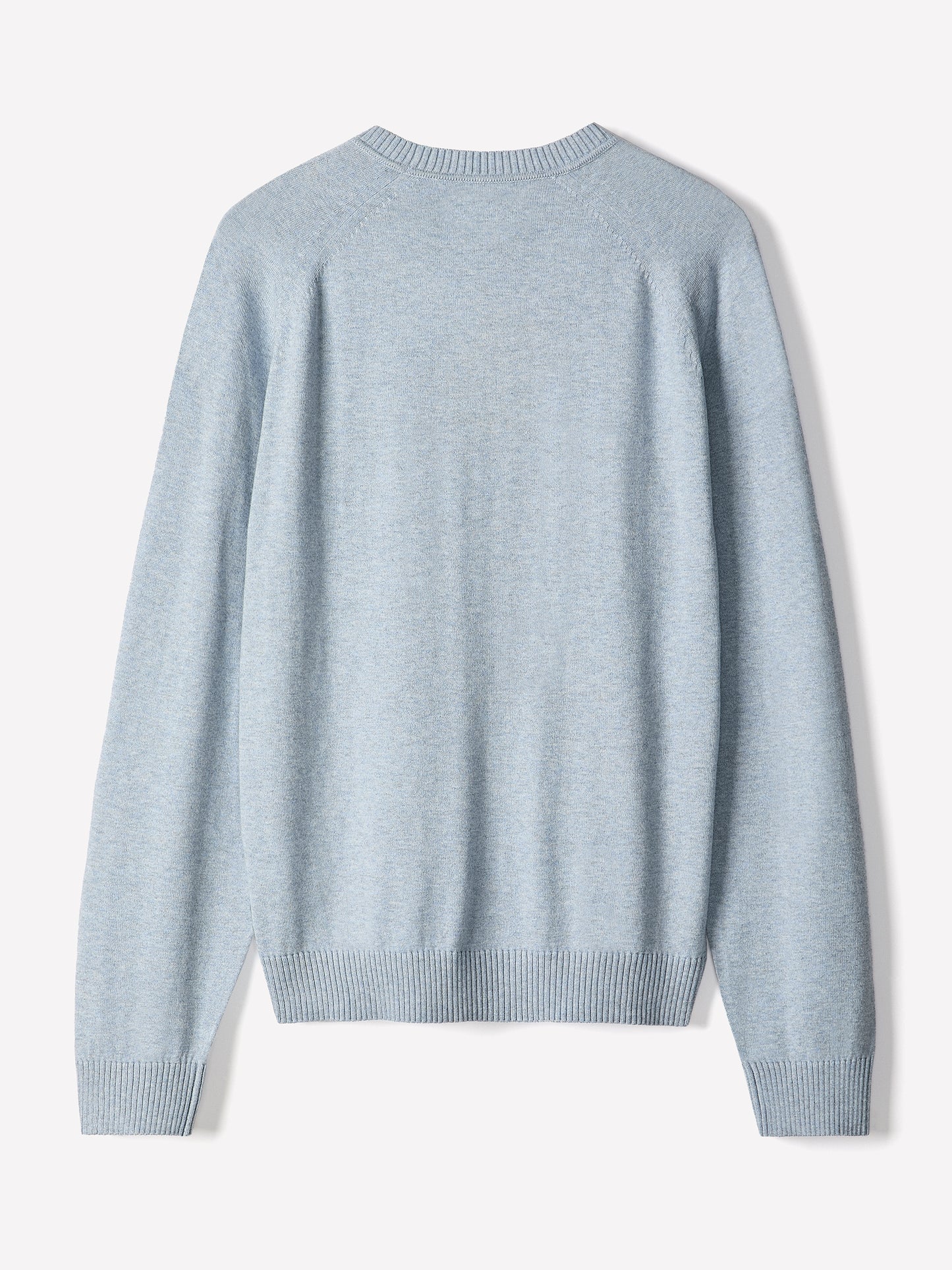 Men's Knit Crewneck Sweater Cotton Blend