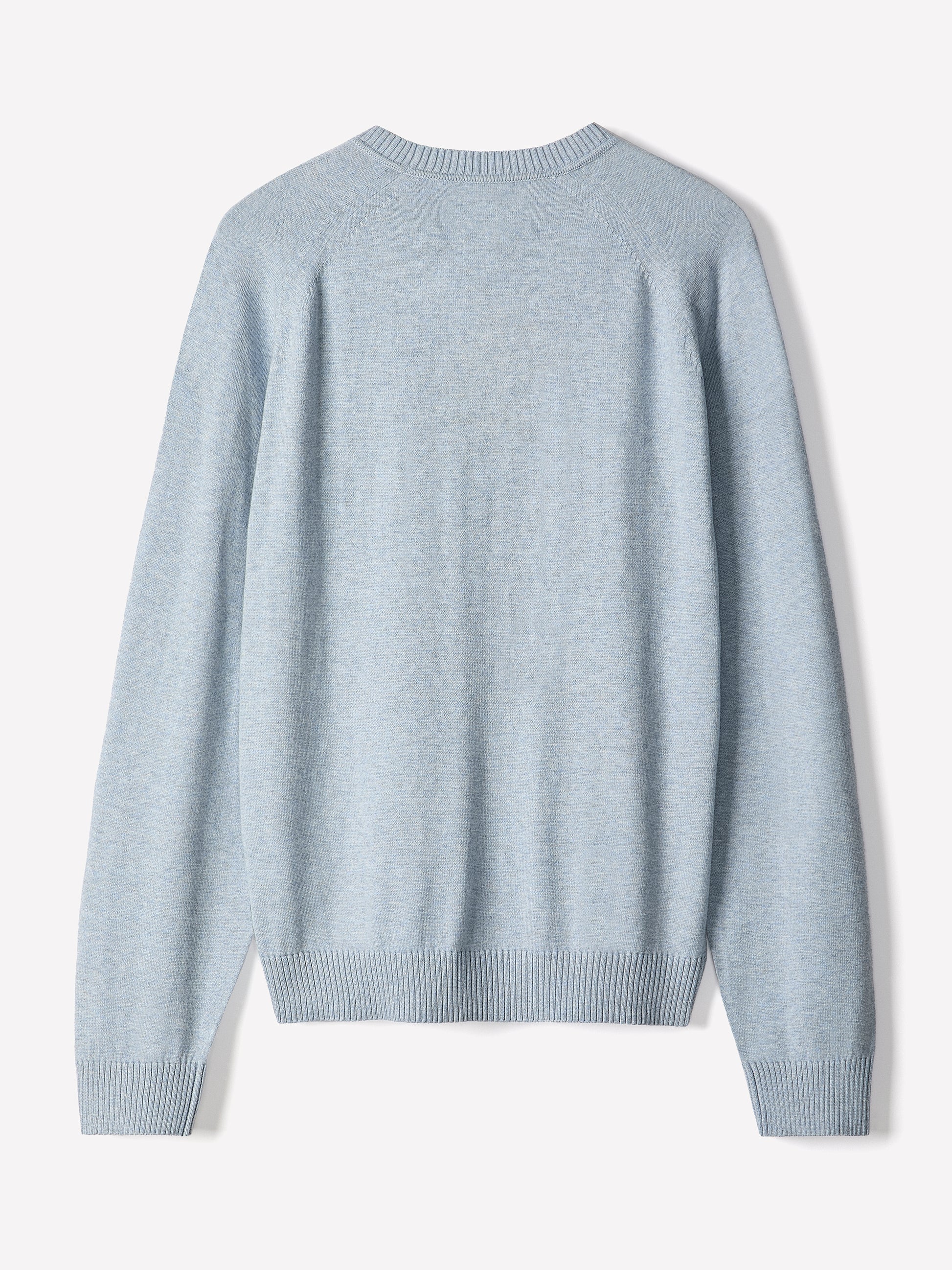 Men's Knit Crewneck Sweater Cotton Blend