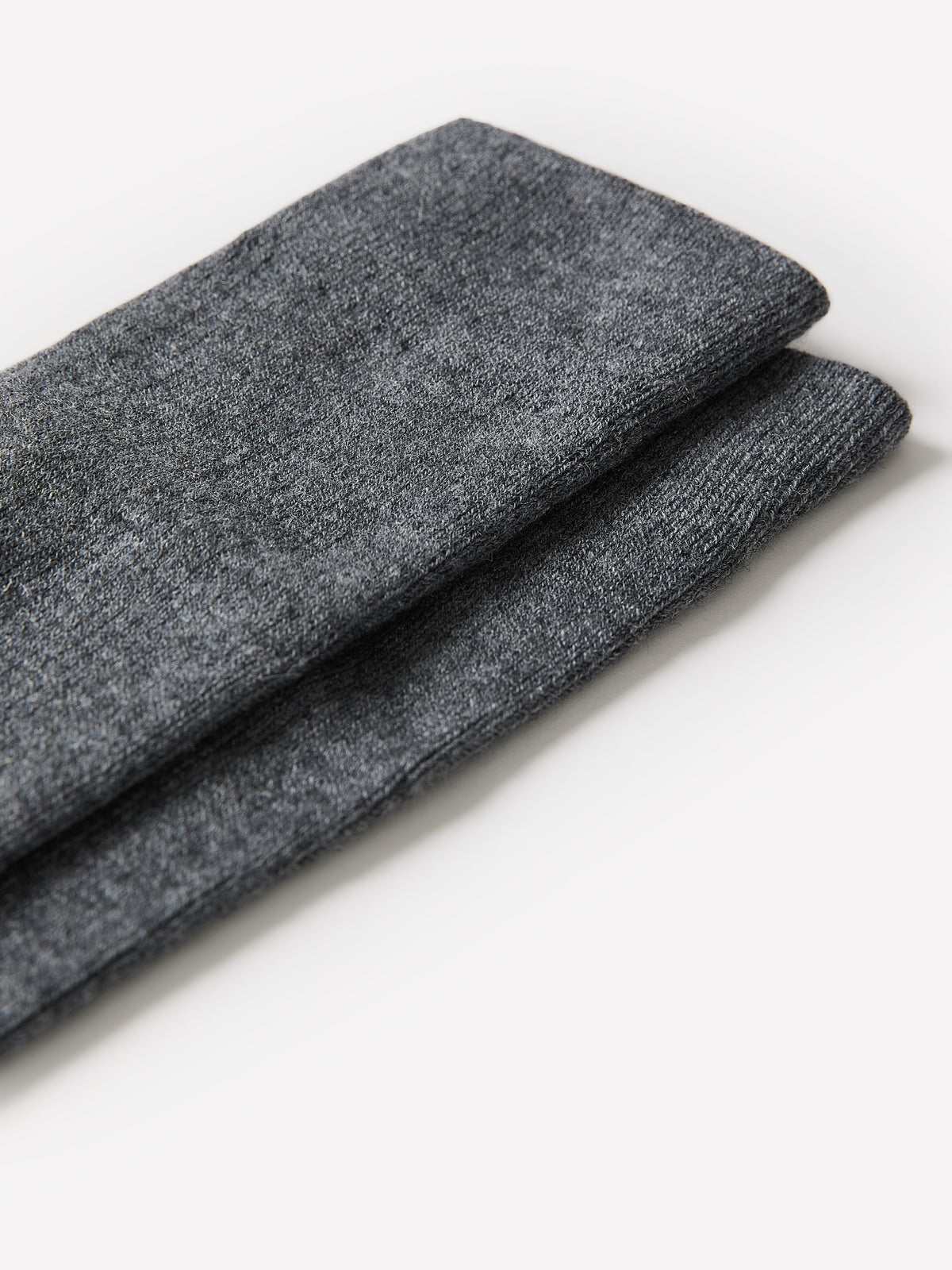 Knee High Merino Blend Rib Socks