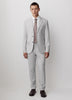 Essential Slim Fit Light Grey Suit Pant
