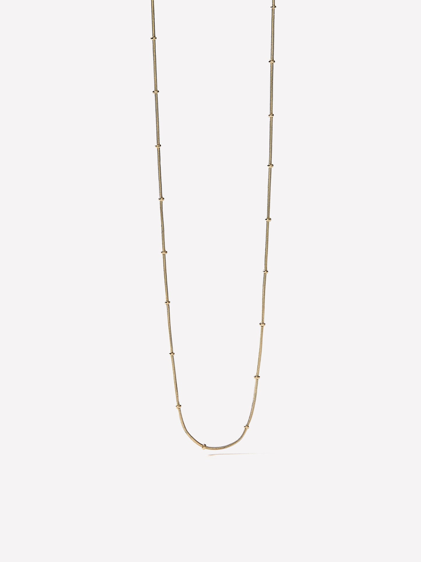 Necklace Delicate Spheres Chain 16" Length