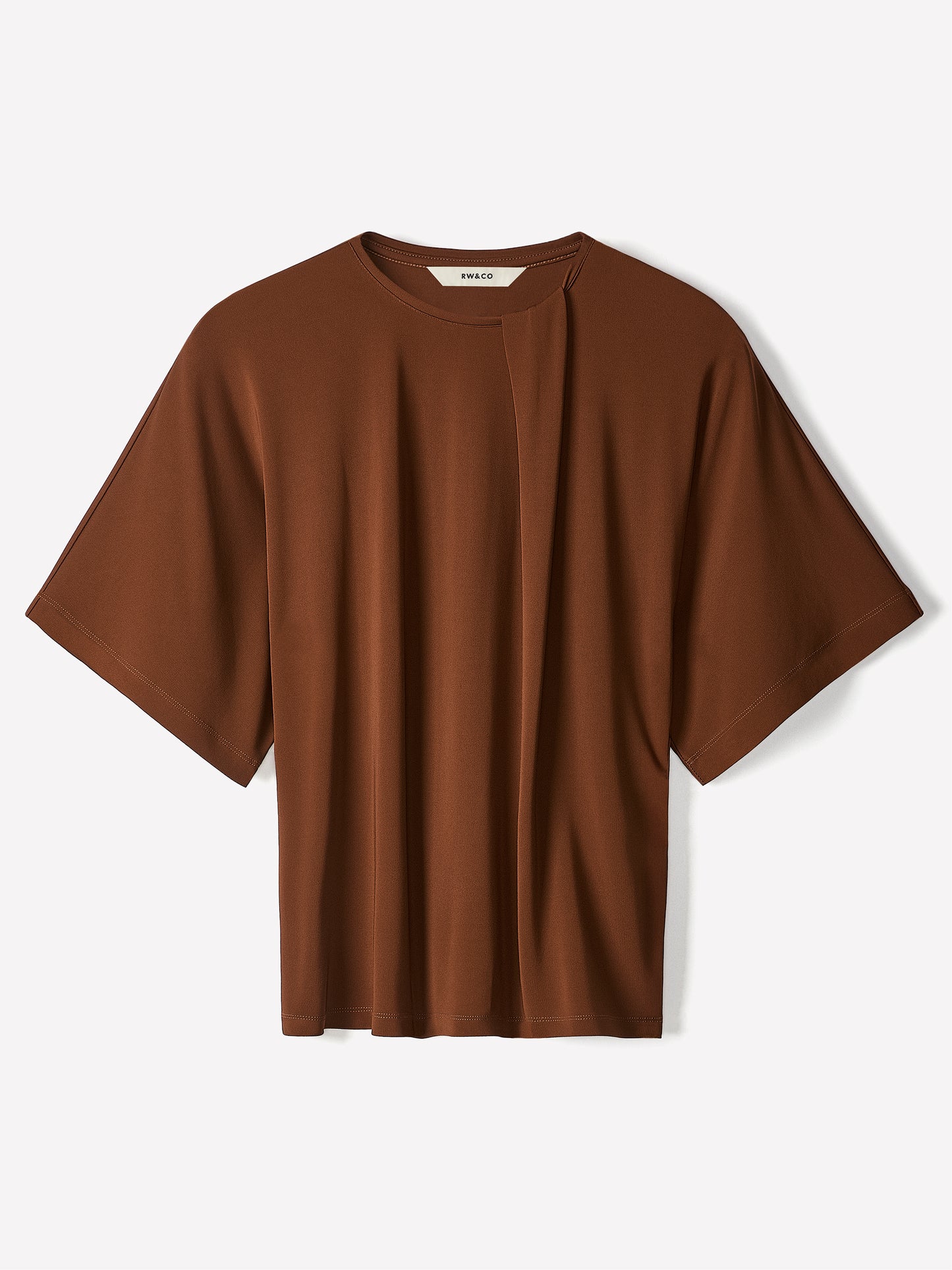 Knit Blouse High Twist Dolman Sleeve