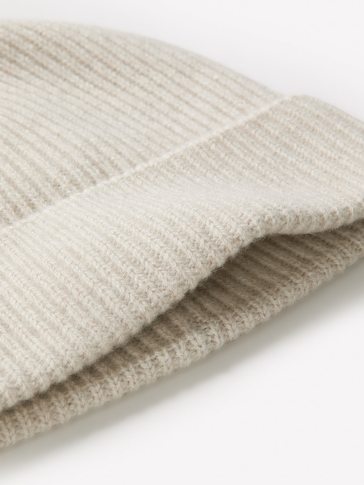 Men's Lambswool Knit Beanie Hat
