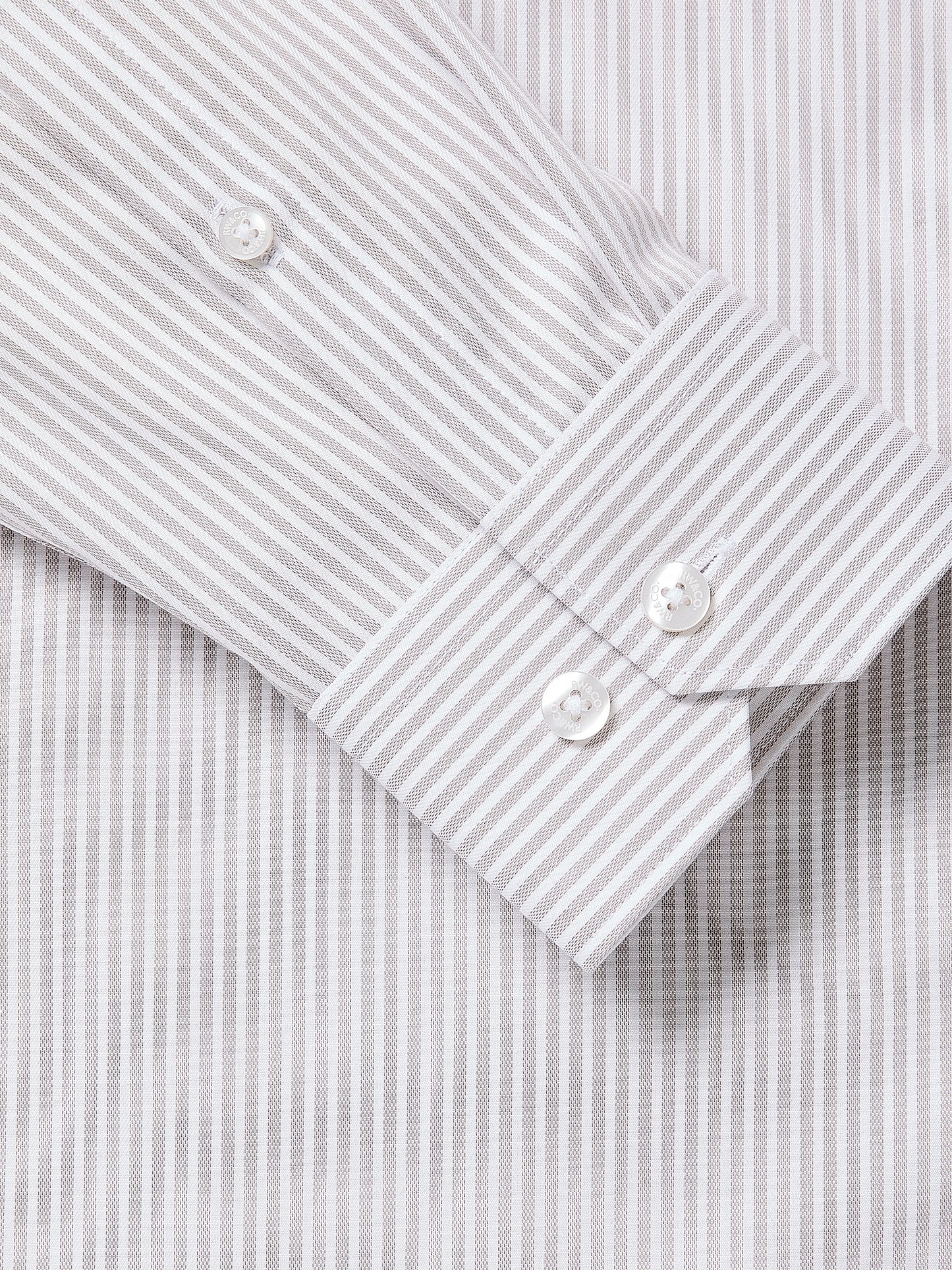 Chemise Habillée à Coupe Ajustée à Rayures