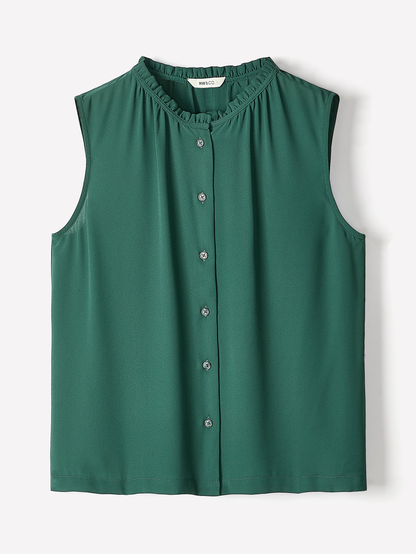 Blouse Boutonnée Sans Manches