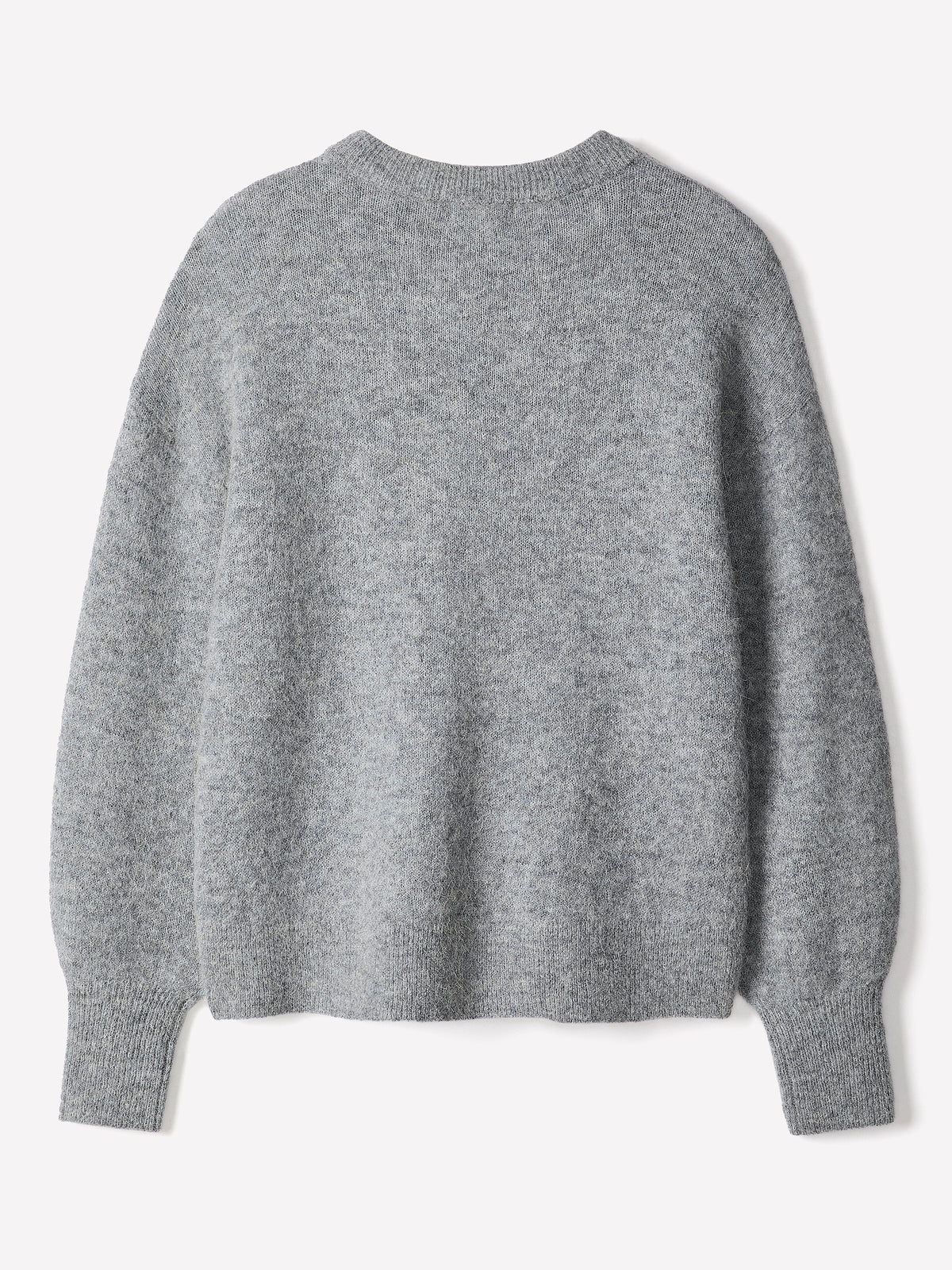 Wool-Blend Long-Sleeve Crew-Neck Sweater