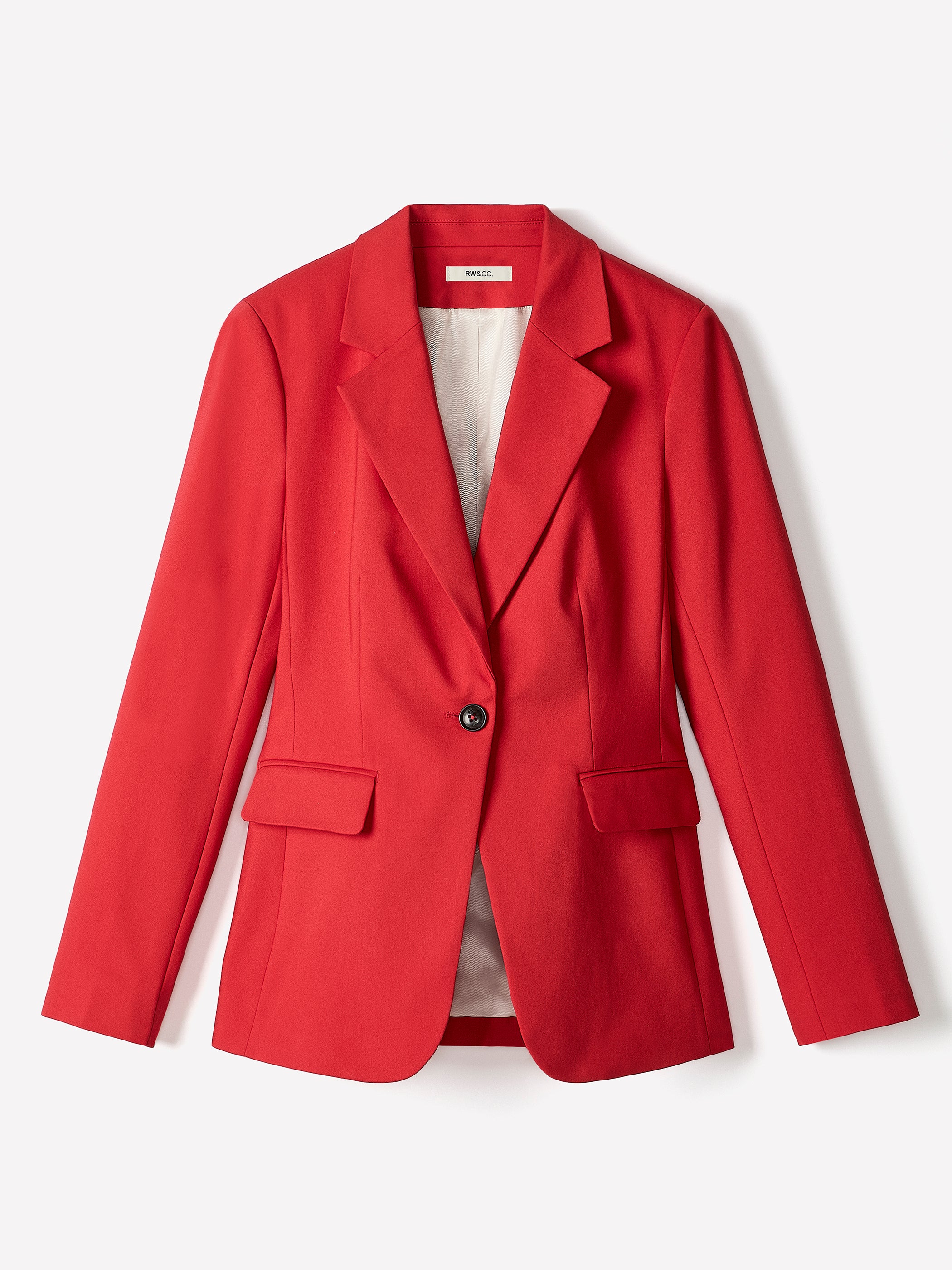 Limitless One-Button Fitted Blazer