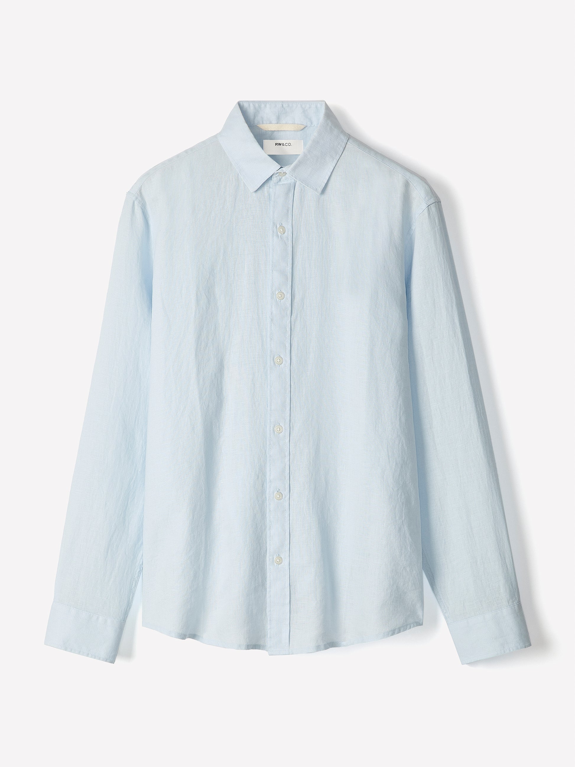 Long-Sleeve Linen Shirt