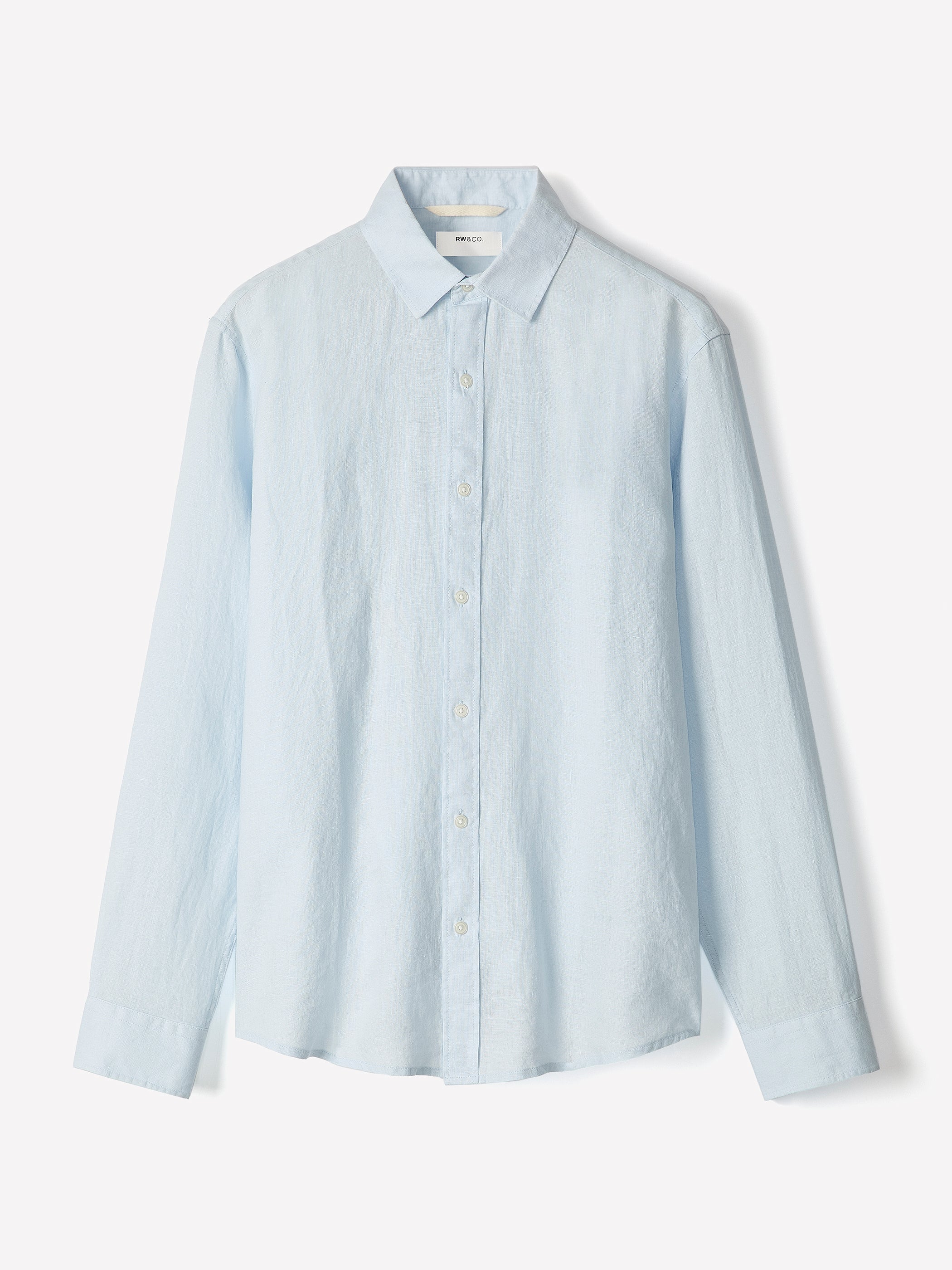 Long-Sleeve Linen Shirt