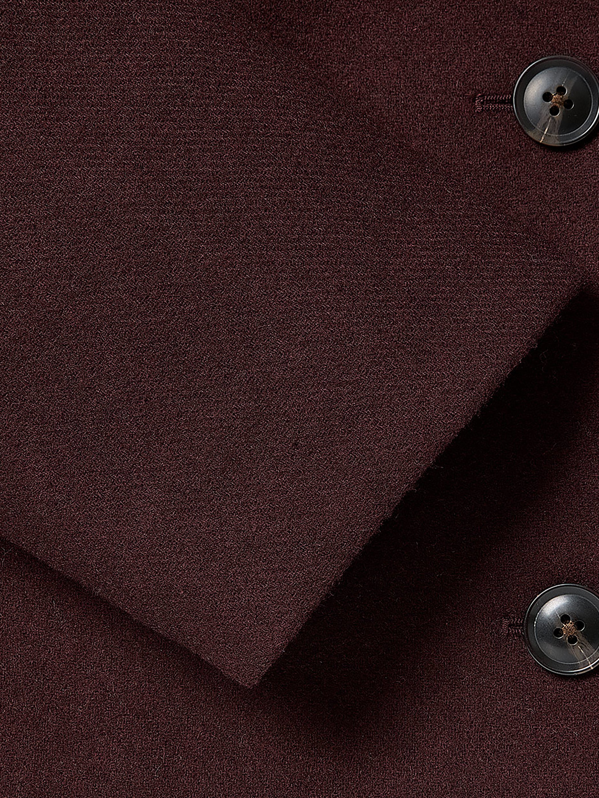 Veste en Laine à Col Montant