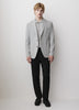 Slim Fit Knit Blazer