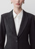 Woven Stretch Hourglass Blazer Two Button
